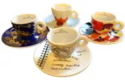 illy Art Collection Biennale 2019 Espresso Cup Set "Interesting Times"