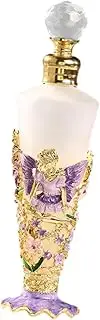 Amagogo Glass Perfume Bottles Fancy, Glass Travel Bottle, Angel Decor, 25ml Retro Empty Refillable for Girls Women Souvenir, Style D
