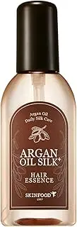[SKIN FOOD] Natural Argan Oil Silk Essence 3.38 fl. oz. (100ml) - Essence for Hair, Skin, Nails, Beard and Cuticles, korean Hair Essence