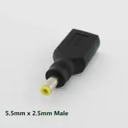 5.5mm x 2.5mm Male Power Charger Converter Adapter Connector for Lenovo ThinkPad
