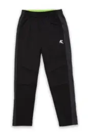 And1 Boys XS 4/5 Basketball Sweatpants Fleece Jogger Slim Fit Black Gray Stripe