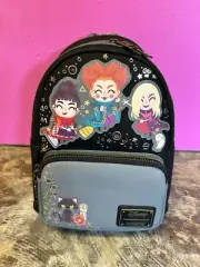 Loungefly Hocus Pocus Backpack Purse Sanderson Sisters Binx Chibi New With Tags