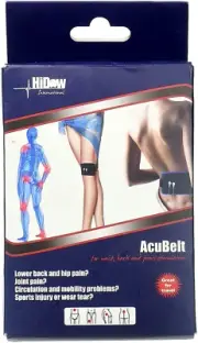 HIDow AcuBelt ~ Relieves Pain for Back and Joints, NIB