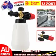 1000ml Snow Foam Cannon Bottle Soap Gun Sprayer Hose High Pressure Car Wash kit
