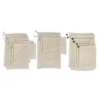 Reusable Produce Bags-Cotton Produce Bags- Mesh Produce Bags Grocery For Produce