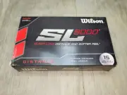 NEW RARE WILSON SL9000 GOLF BALLS - 15 PACK - SUPER LONG DISTANCE & SOFTER FEEL