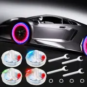 Car Tire Lights Wheel Valve Stem Lamp Cap Lights Car Solar Led Tire Lights Solar