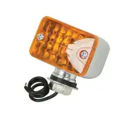 EMPI 9335 AMBER MINI & MICRO CHROME LIGHT VW BUGGY BUG GHIA TRIKE HOT ROD BUS