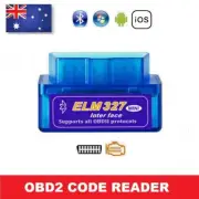 ELM327 OBD2 Code Reader Bluetooth Auto Diagnostic Tool OBDII Scanner iOS Android