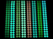 Glow In The Dark Coloured Circle Round Dot Light Switch Stickers x34