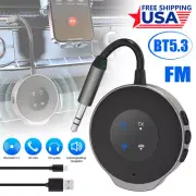 2-in-1 Bluetooth 5.3 USB Wireless Transmitter Receiver Audio Adapter 3.5mm Aux~