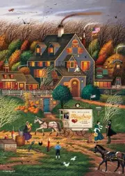 Buffalo Games - Charles Wysocki - Secret Passage Inn - 300 Piece Jigsaw...