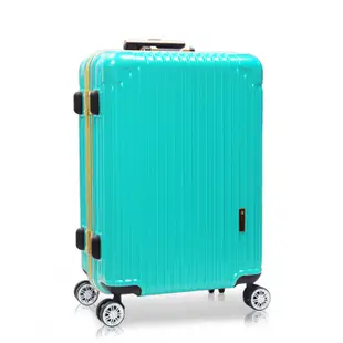 【Sylvain Lefebvre希梵】繽紛馬卡龍系列-鋁框旅行箱/行李箱 28吋 24吋-藍
