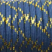 1Pcs New Gold Silver Cord 550 Paracord Parachute Cord Lanyard Mil Spec Type III