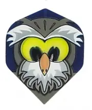 RUTHLESS OWL Standard Flights 100 Micron (Ex-Tough) 5 sets 15 flights) tracked