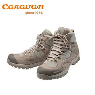 【Caravan】C1_02S 中性高筒防水登山健行鞋-沙褐 #0010106-459