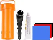 Domary Repair Kit with PVC Patches and Glue for Inflatables Portable Stand-Up...