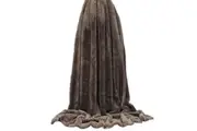 Riva Home Empress Faux Fur Throw (Taupe) (140 x 200cm)