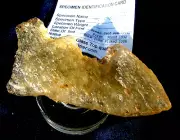 Libyan Desert Glass Meteorite Tektite impact specimen( 680 crt)Pre Historic Tool