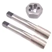 HSS 5/8-18 Taper & Plug Tap & 5/8-18 Hexagon Die Thread Right Hand Set