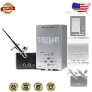 Quiet Mini Air Compressor with Airbrush Kit - 7 Pressure Levels Included
