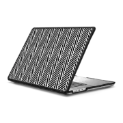 MacBook Pro 16-inch (M1 - M4) Impact Case Herringbone Black on White