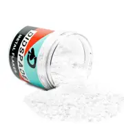 2oz Scar Flake 0.025 White Metal Flake - Solvent Resistant Glitter