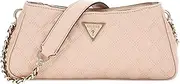 [GUESS] Giully Top Zip Shoulder Bag Light Beige, light beige