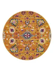 [Rug Culture] Babylon 210 Round Rug in Rust