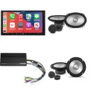 Alpine iLX-407 7" Receiver with Carplay/Android Auto & Speakers