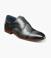 Stacy Adams Men's Bryant Gray Cap Toe Oxford Dress Shoes - 25634-020 Stock