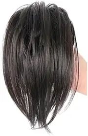 Messy Bun Hair Piece Claw Clip bands Chignon Synthetic Wigs Hairclip Extensions Ponytail Hair Accessories(Medium Brown)