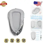 Reversible Baby Nest - Dutch Velvet Infant Lounger for Home & Travel