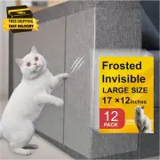 Anti-Cat Scratch Furniture Protector from Cats Scratching 12-Pack Clear Sofa Tap