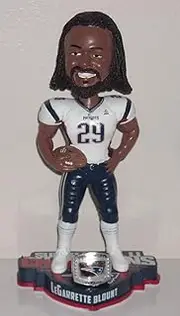 NFL New England Patriotsblount L. #29 Super Bowl Li Champions 8" Bobble, New England Patriots, One Size