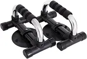 JUMPLAWN Crunches Fitness Tool Bar Suction Cup H-type Grip Handles for Full Body Muscle Training