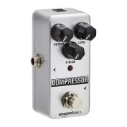 Fully Analog Compressor Guitar Pedal - Silver Finish