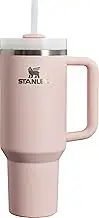Stanley Quencher H2.0 Tumbler with Handle and Straw 40 oz | Flowstate 3-Position Lid | Cup Holder Compatible for Travel | Insulated Stainless Steel Cup | BPA-Free | Bloom