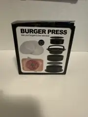 Press Patty Hamburger Maker Mold Stuffed Molds ~Non Stick