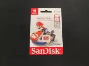 Brand New Sealed - SanDisk 128GB microSDXC card Nintendo Switch Mario
