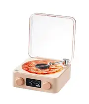 Mini Retro White Noise Bluetooth Speaker Portable Vintage Sleep Aid Bluetooth Speaker Subwoofer With RGB Light Support TF Card Pink