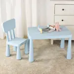【花花小妹】馨蘭宜家幼儿園兒童桌椅套裝塑膠桌椅子寶寶學習桌兒童玩具桌加厚