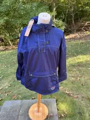 NWT Alp N Rock Women’s Blue Pullover Jacket Packable Hood Size 2-S