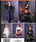 Simplicity #2502 GYPSY Fortune Teller Wench Witch FUN Steampunk PATTERN Sz 8-16