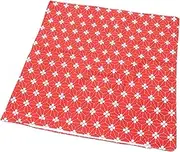 Zabuton Hemp Leaf (B) Red 17.8 x 17.7 inches (450 x 450 mm) Cover