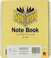 Spirax 592 Notebook Side Opening 222X178Mm 120 Page