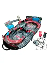 Slot Car Racing Track 280cm Slot car Lightning McQueen Electric 1:64 *2 FreeCars