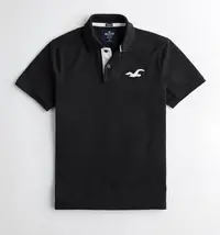 在飛比找Yahoo!奇摩拍賣優惠-HCO Hollister 海鷗 現貨 彈性 POLO 衫 
