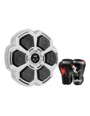 [Centra] Electronic Smart Music Punching Box With Boxing Glove 12 OZ in Grey