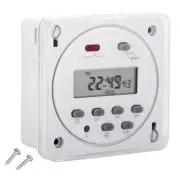 Timer Switch, CN0A, AC 220-240V6Amp, Digital LCD Power Programmable Timer 1